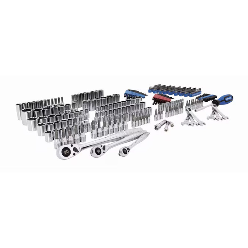 297 -Piece Metric and Standard (SAE) Mechanics Tool Set with Hard Case