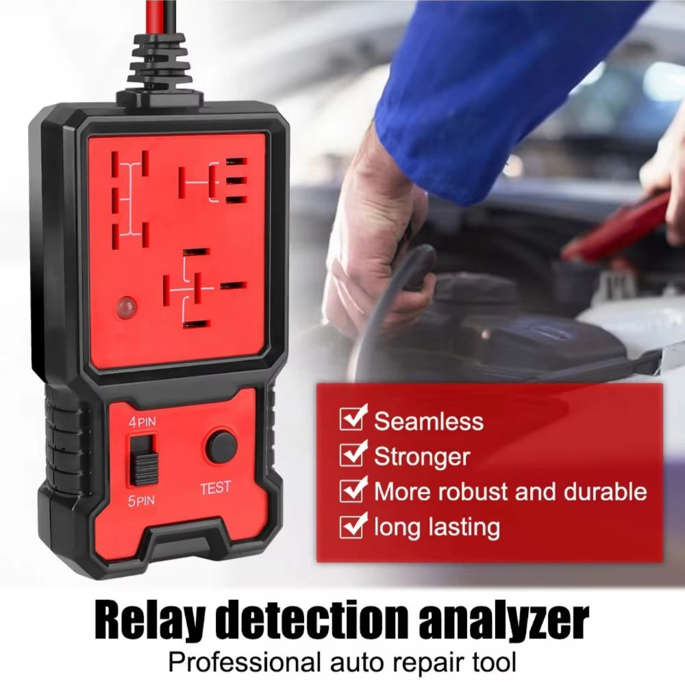 LED Indicator Light Car Battery Checker Electronic Test Car Relay Tester Diagnostic Tools Automotive Accessories Universal 12V