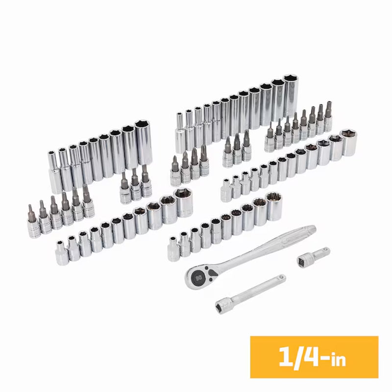 297 -Piece Metric and Standard (SAE) Mechanics Tool Set with Hard Case