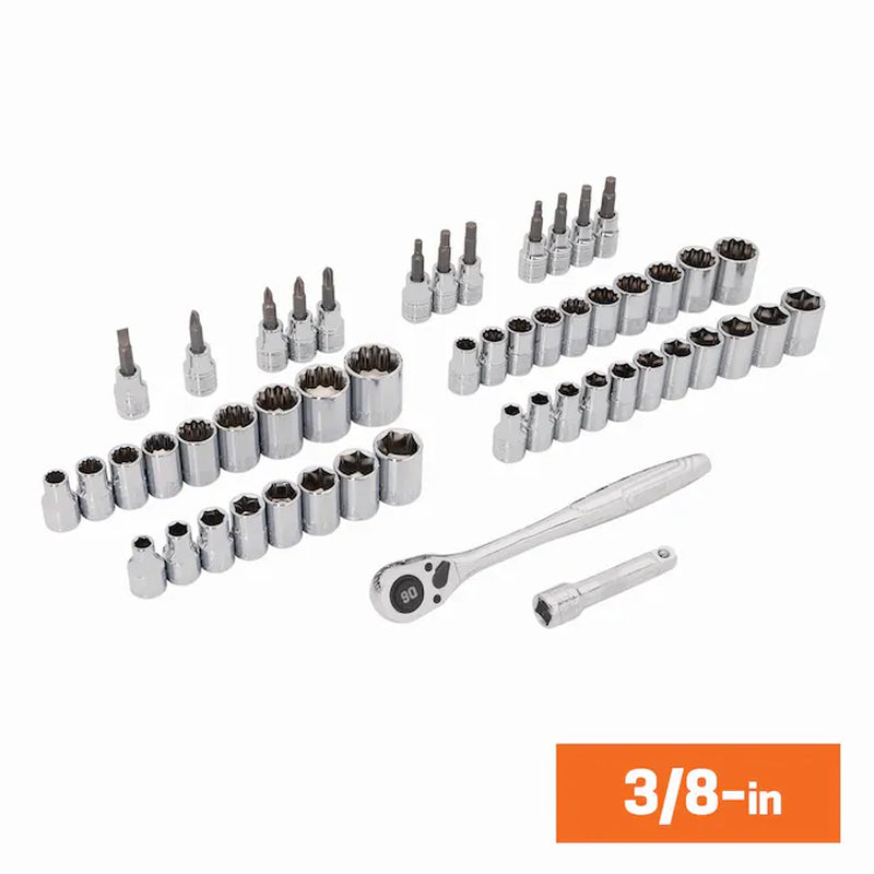 297 -Piece Metric and Standard (SAE) Mechanics Tool Set with Hard Case